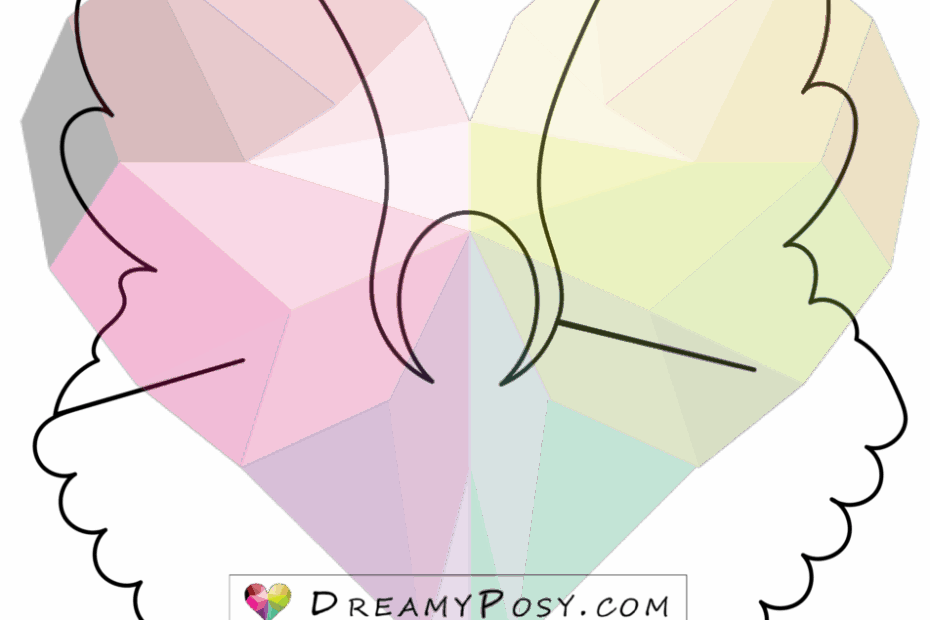 2D And 3D Angel Template Printable Super Easy Christmas Craft
