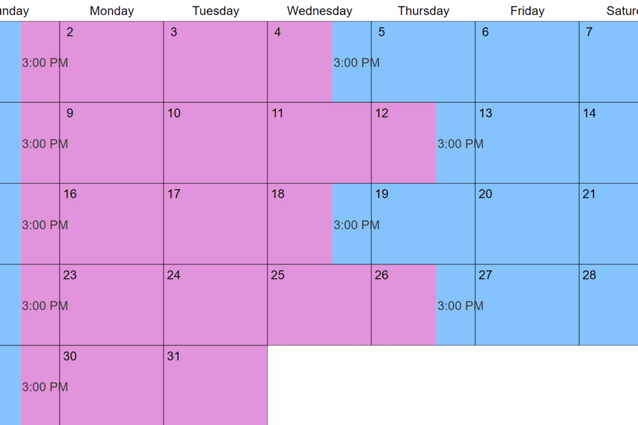 3 4 4 3 Visitation Schedules Examples U0026 Variations Pros U0026 Cons