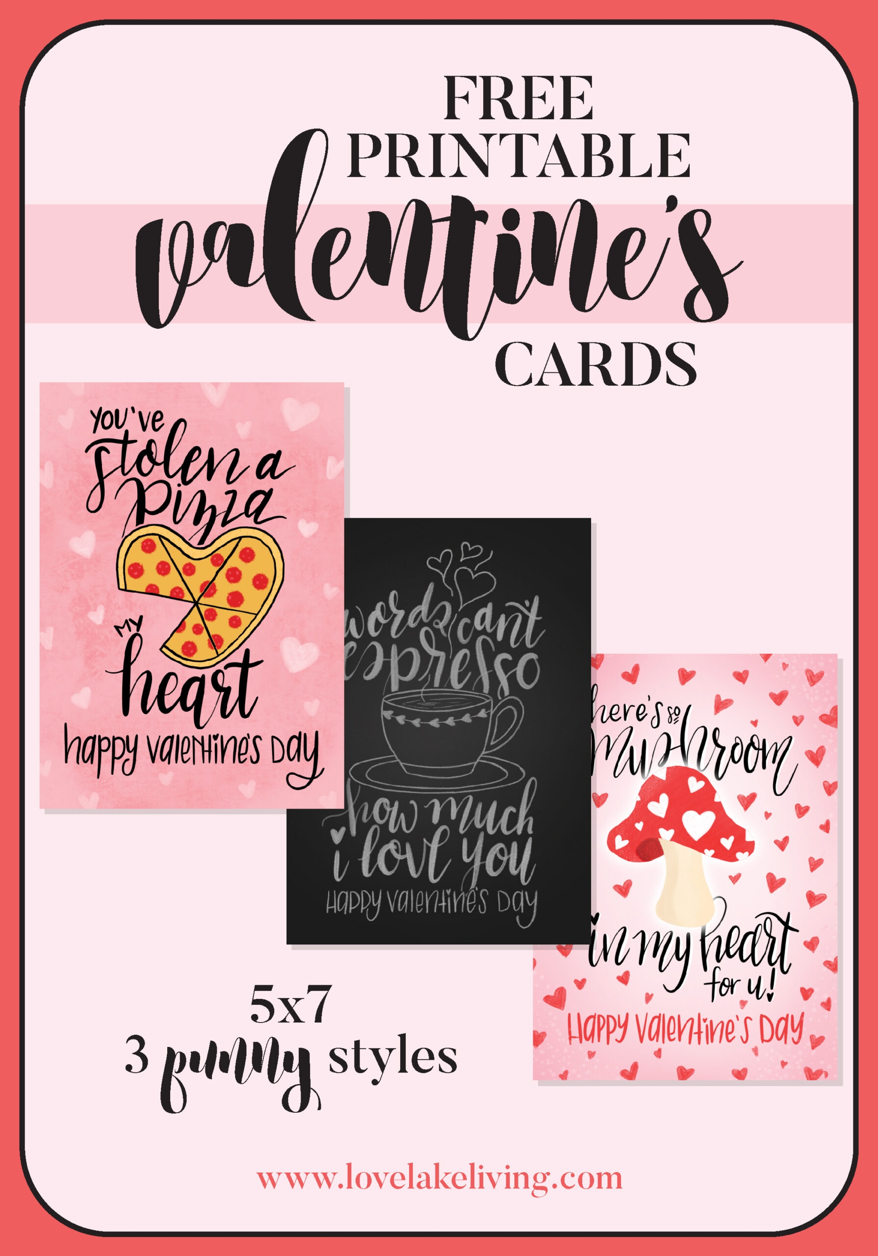 free printable valentines day cards