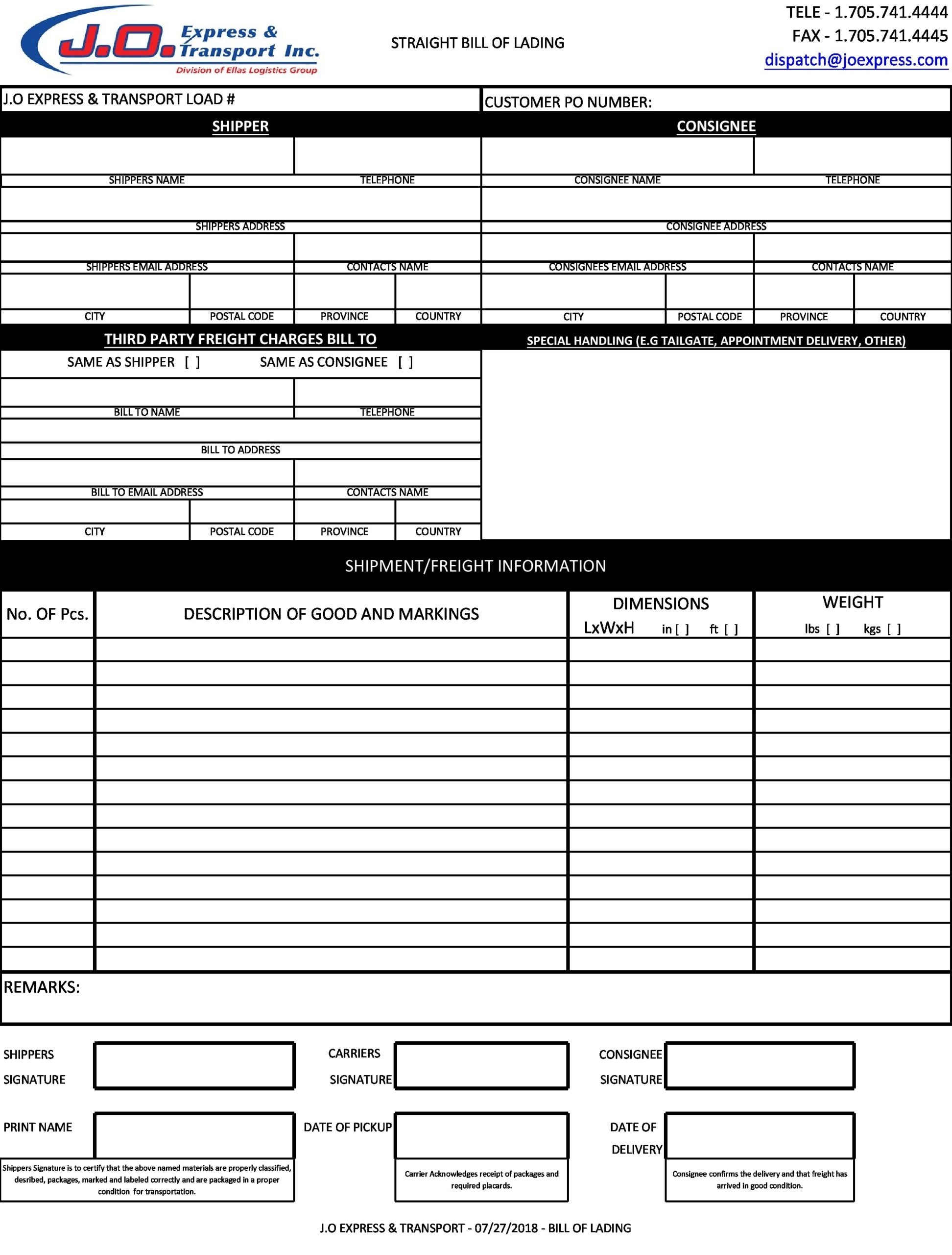 printable bol