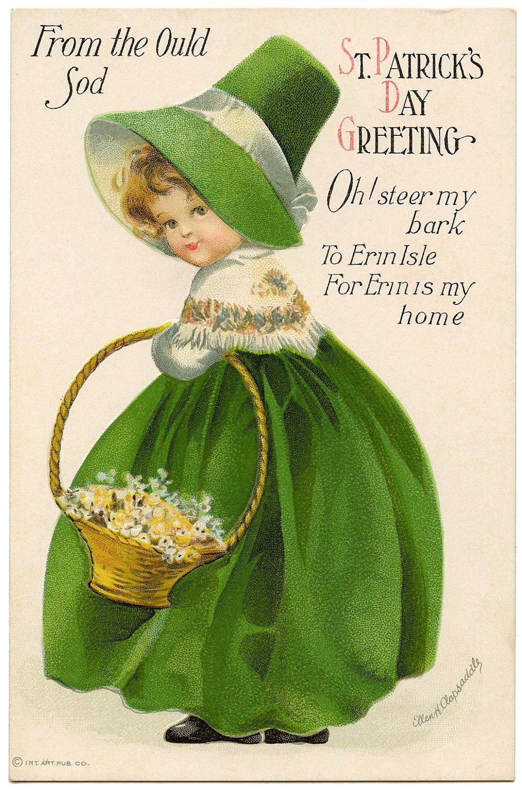 30 Free Vintage Printable Images For St Patrick s Day Decorations Remodelaholic