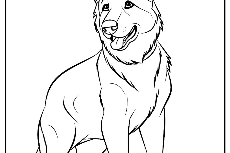 30 German Shepherd Coloring Pages 100 Free Printables