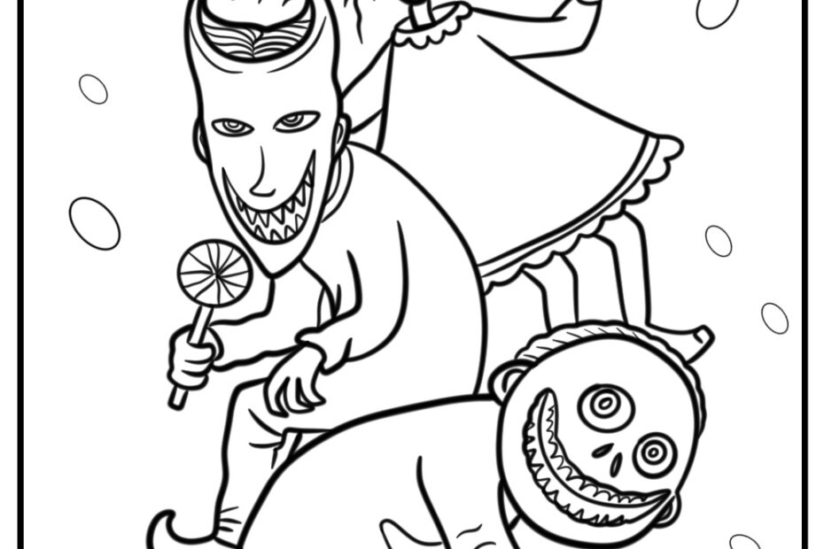 30 Nightmare Before Christmas Coloring Pages 100 Free To Print