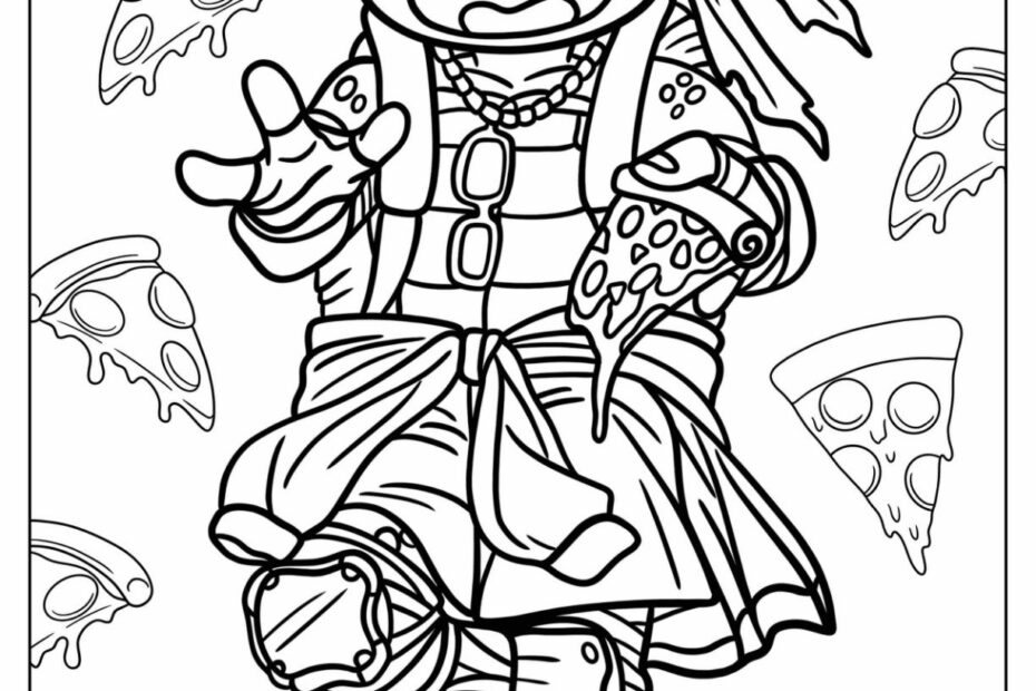 30 Ninja Turtles Coloring Pages Free PDF Printables