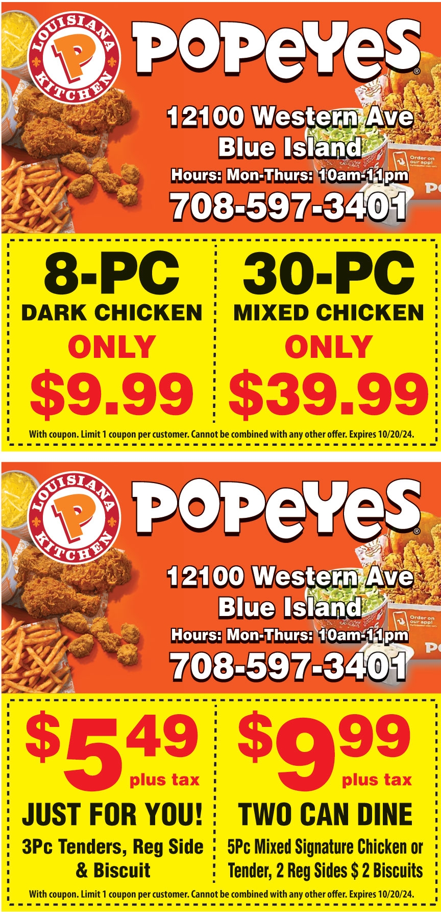 30 PC MIXED CHICKEN ONLY 39 99 Online Printable Coupons USA 