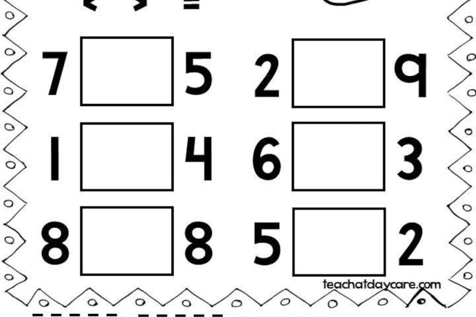 30 Printable Greater Than Less Than Equal To Worksheets Preschool 3rd Grade Math Etsy
