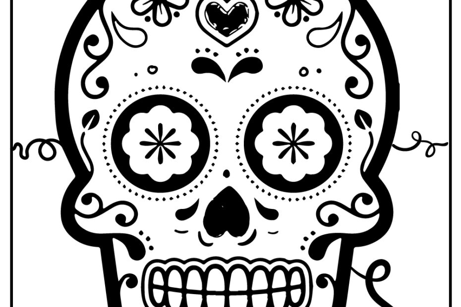 30 Sugar Skull Coloring Pages 100 Free Printables