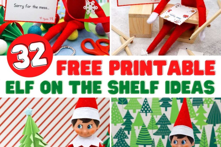 32 Free Elf On The Shelf Printable Notes Play Party Plan