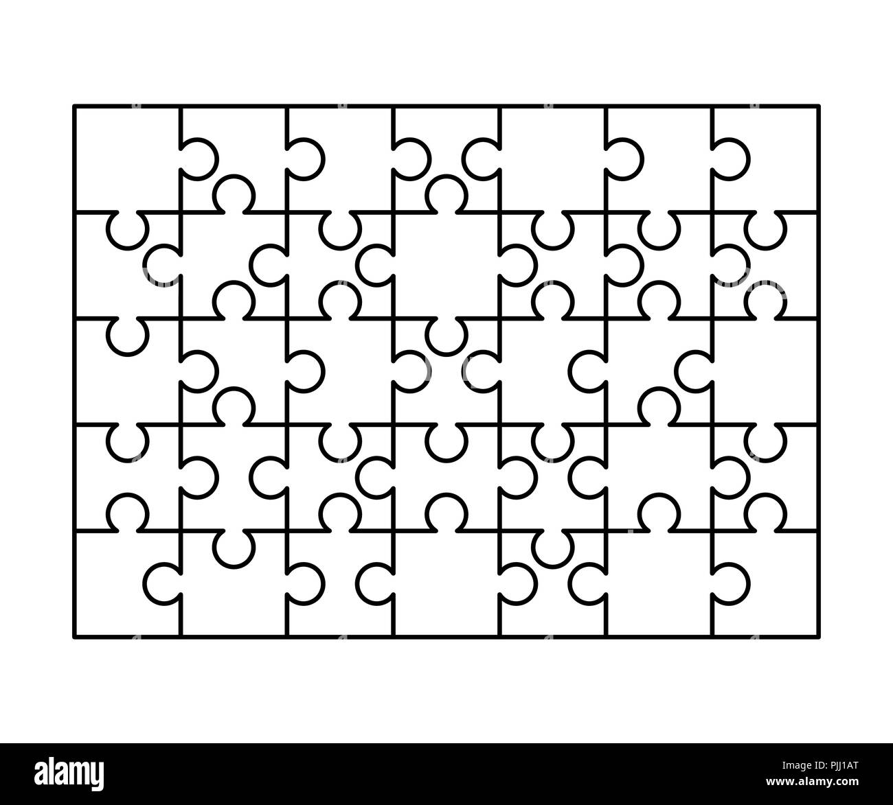 shaped puzzle template