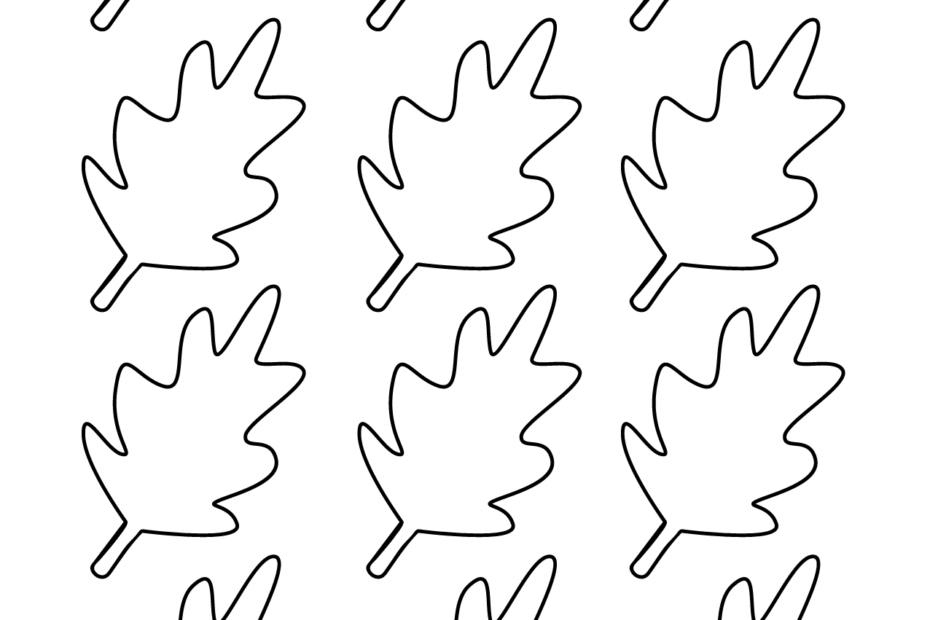 37 Printable Leaf Templates Outlines U0026 Shapes Free World Of