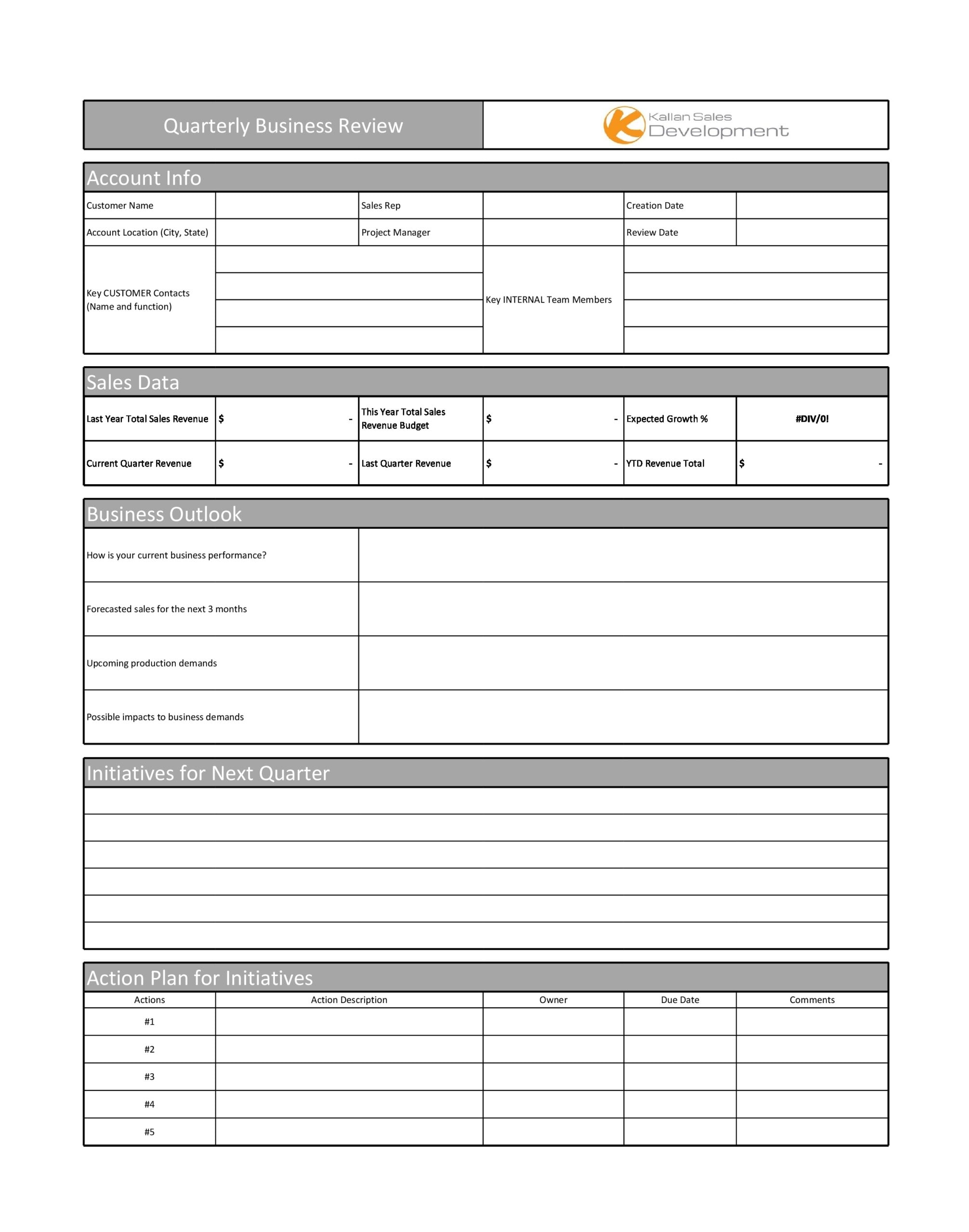 39 FREE Account Plan Templates Excel PPT Word 