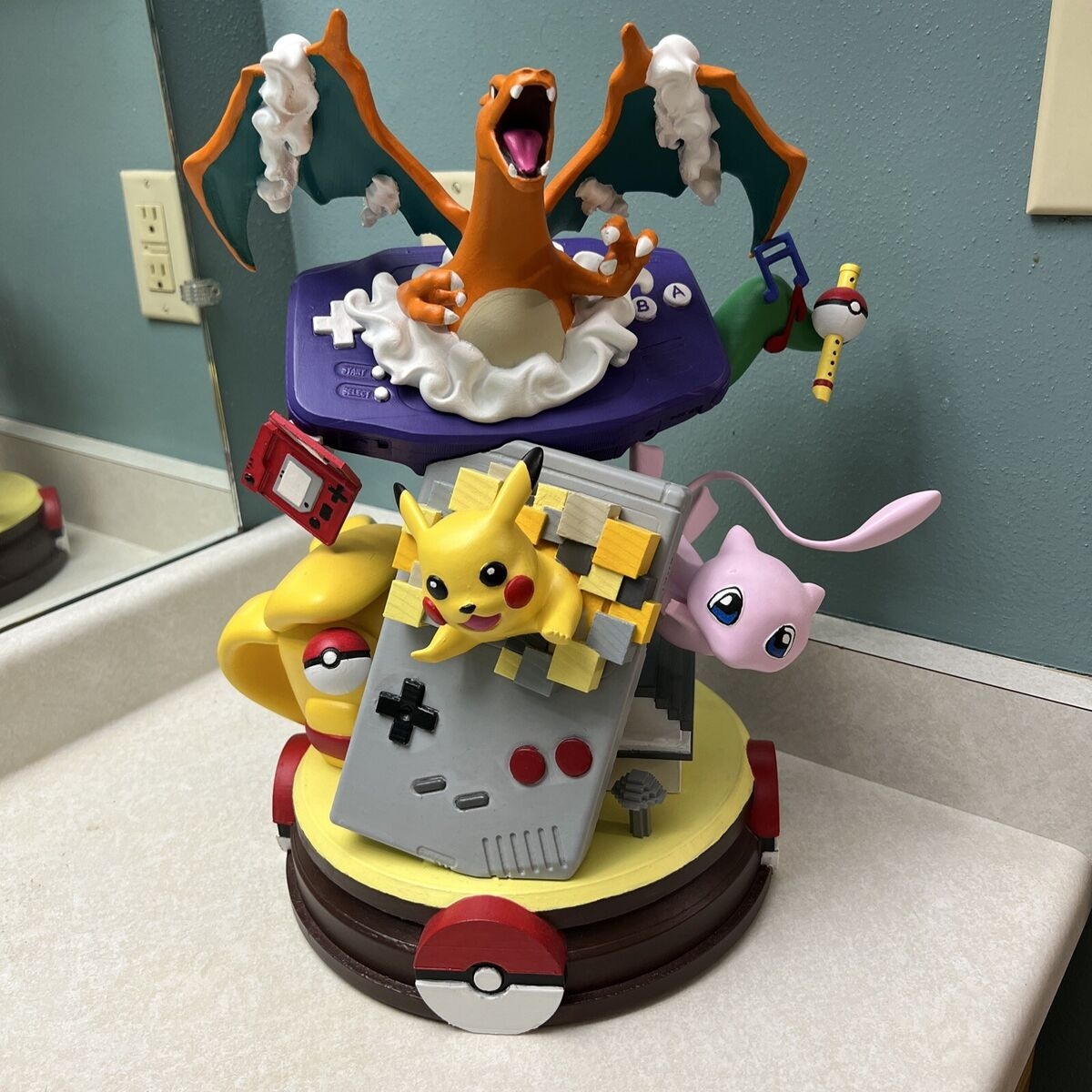 3D Printed And Hand painted Pok mon Diorama EBay