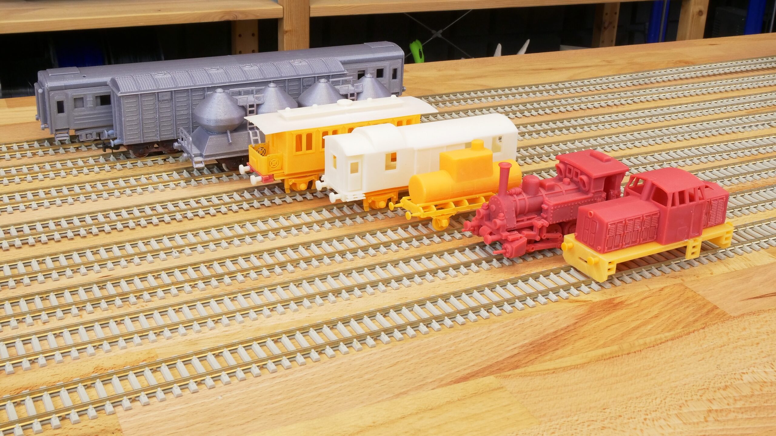 3D Printed Railway Models Part II Trains And Buildings Original Prusa 3D Printers