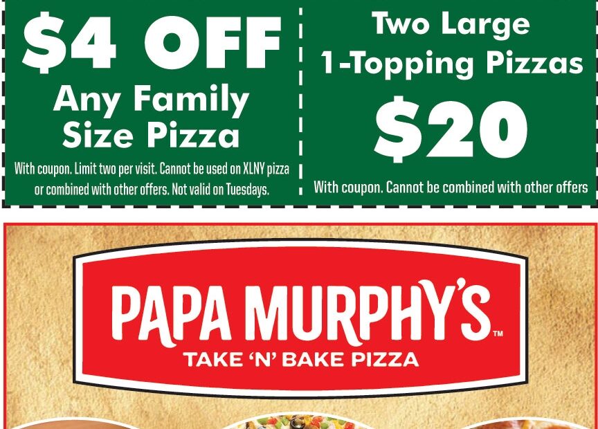 4 OFF ON ANY FAMILY SIZE PIZZA Online Printable Coupons USA Local Free Printable Shopping Coupons
