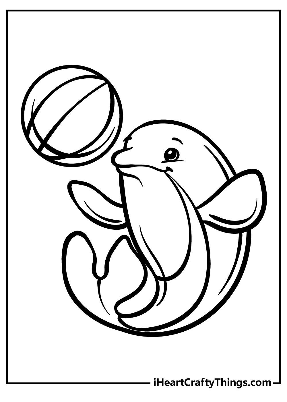 free printable coloring pages dolphins