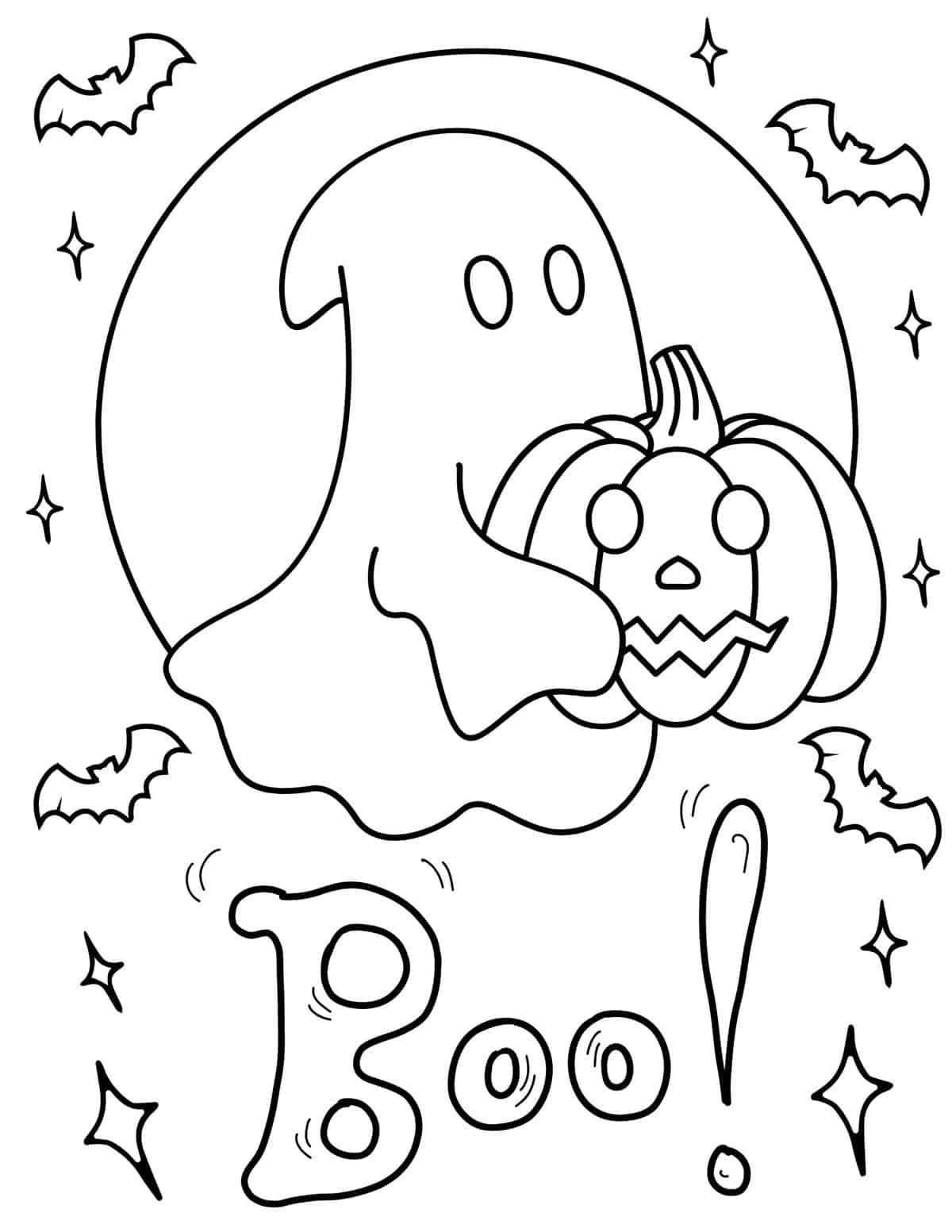 printable coloring pages halloween