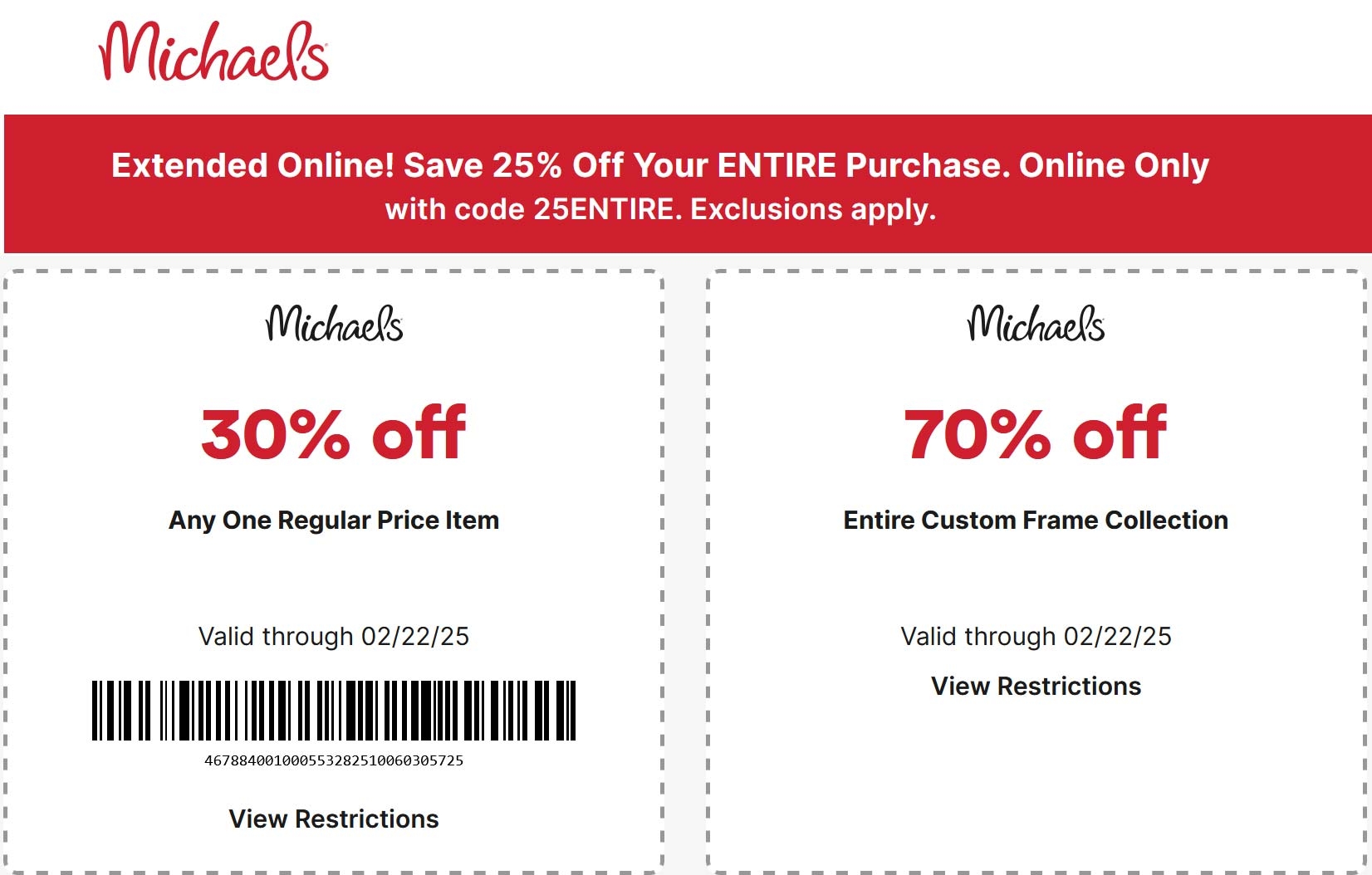 40 Off A Single Item U0026 More At Michaels Or Online Via Promo Code 