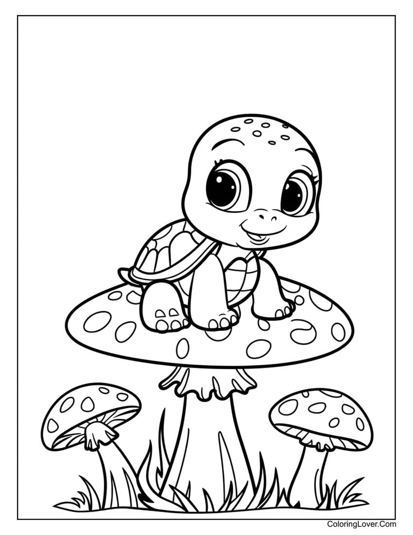printable coloring pages turtles