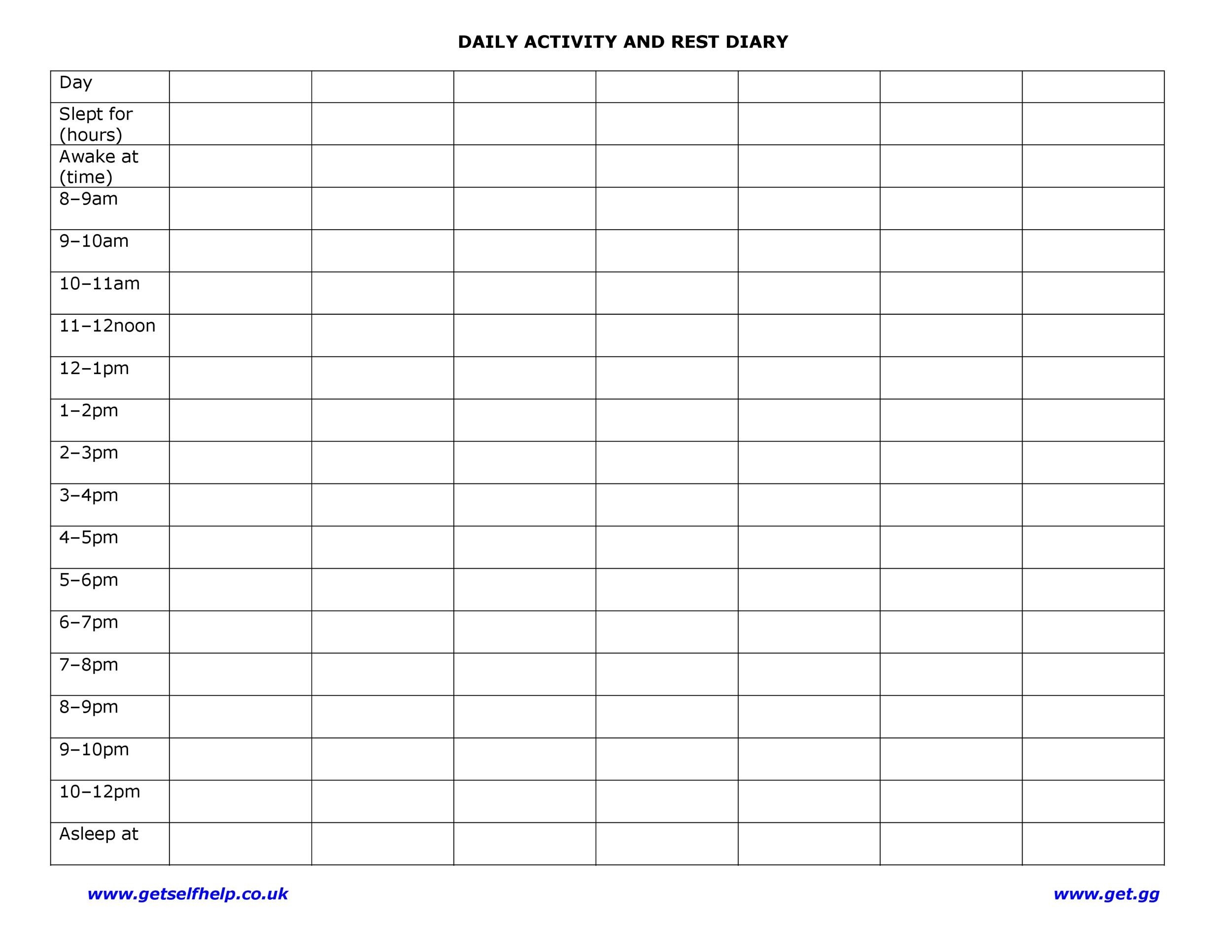 43 Effective Hourly Schedule Templates Excel Word PDF 