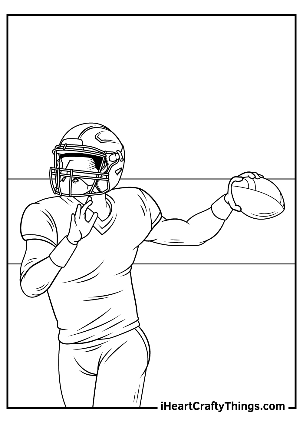 45 Free NFL Football And Super Bowl Coloring Pages To Print