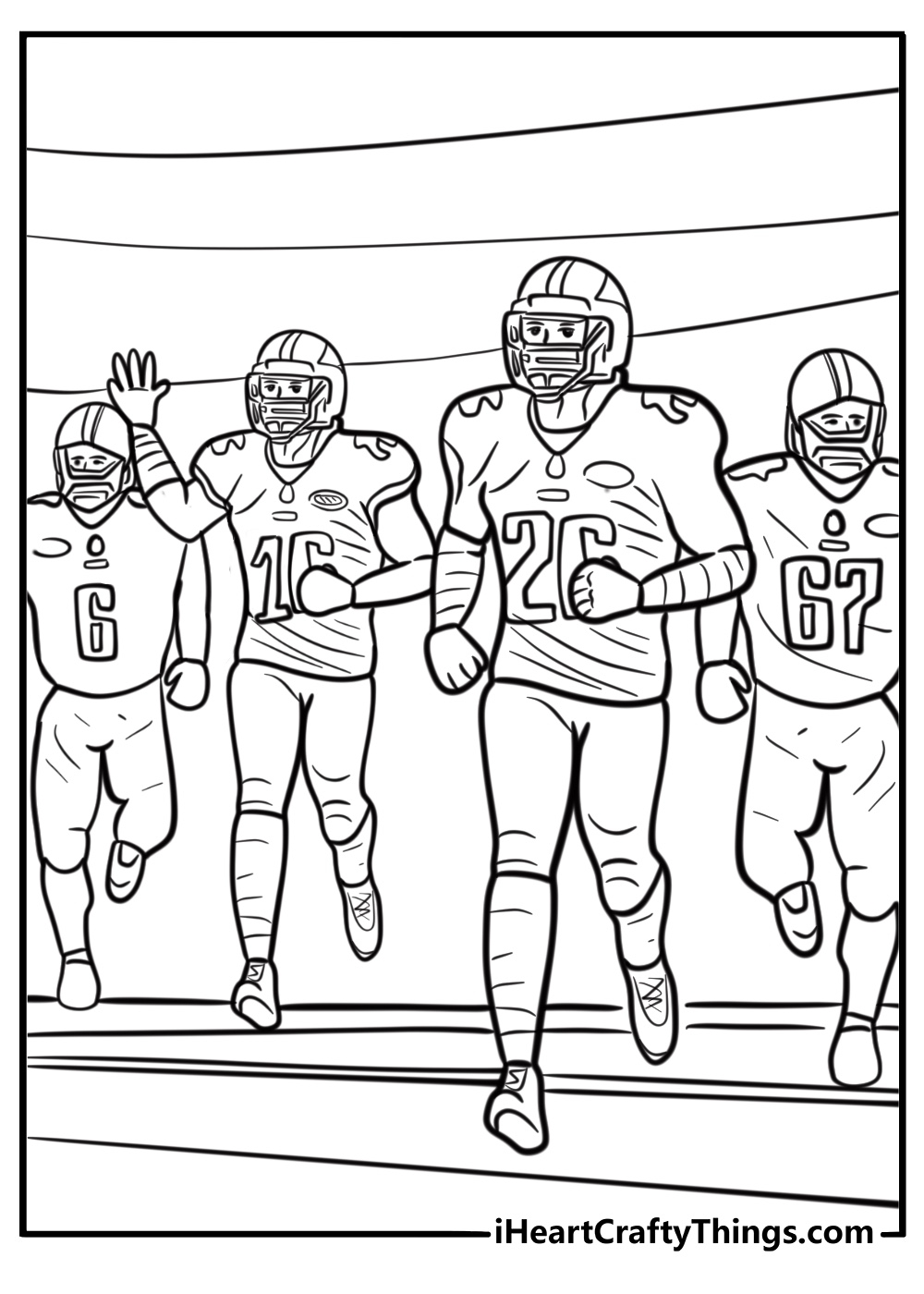 45 Free NFL Football And Super Bowl Coloring Pages To Print