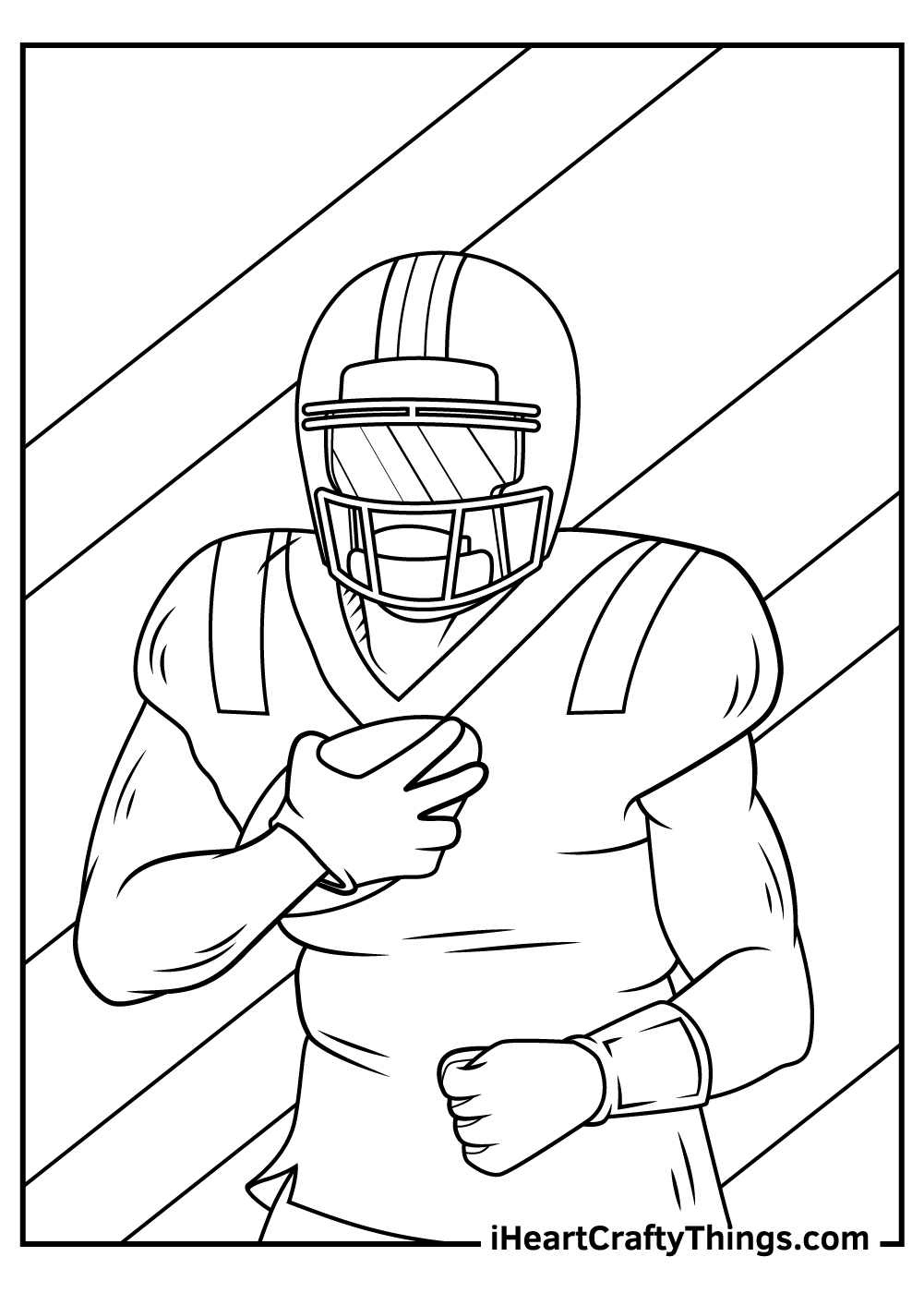 nfl football pictures to color