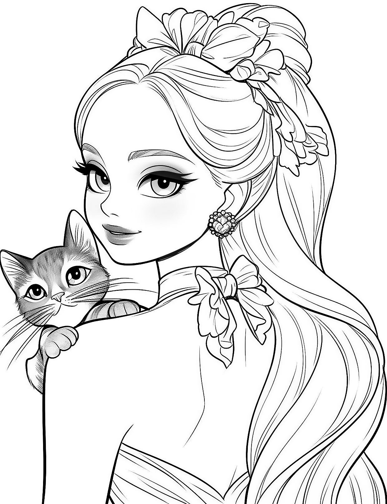 barbie coloring pictures