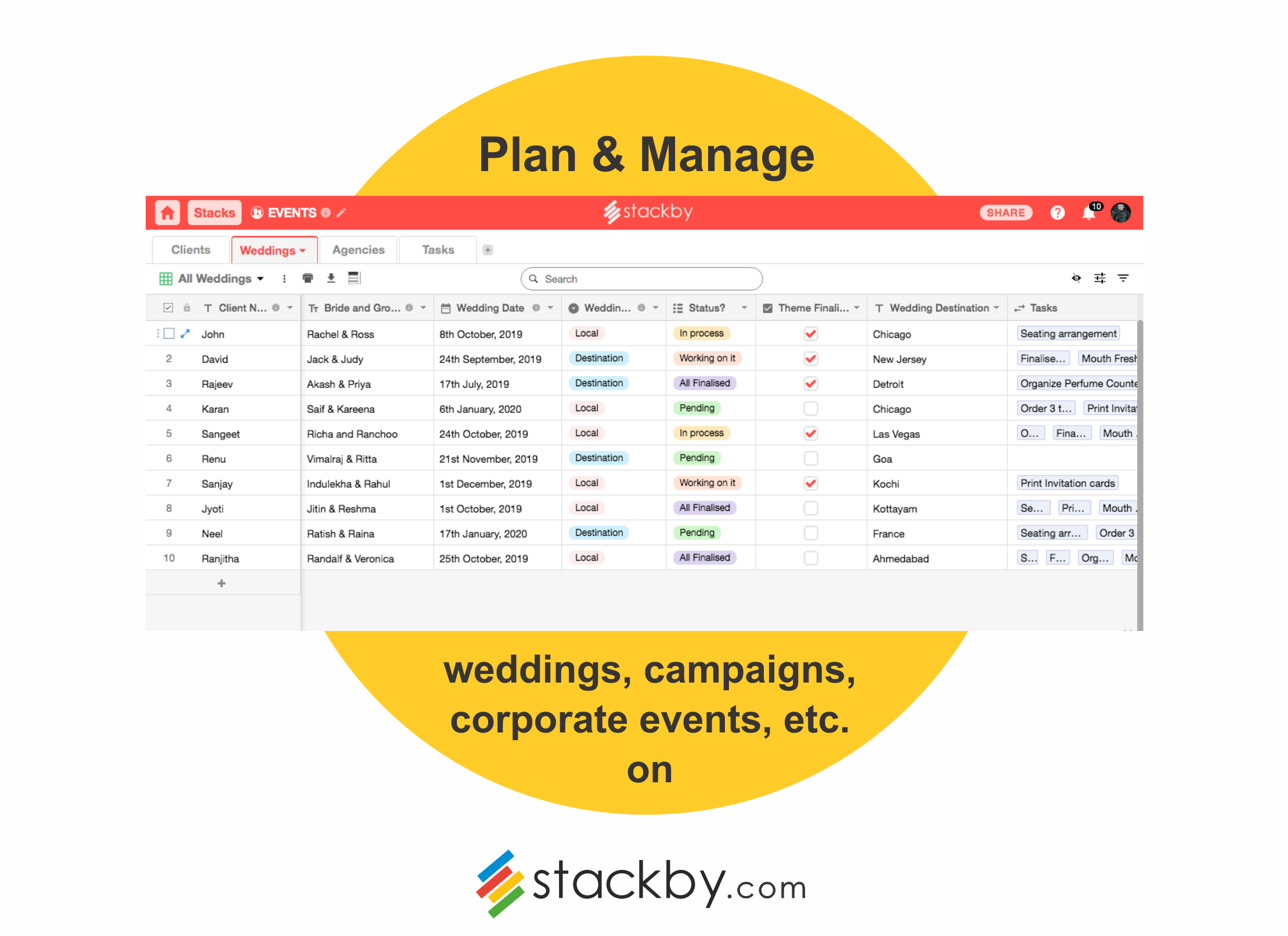 corporate event planning template