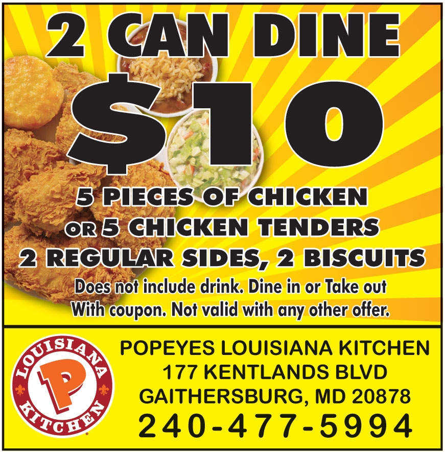 5 PIECES OF CHICKEN OR 5 CHICKEN TENDERS 2 REGULAR SIDES 2 