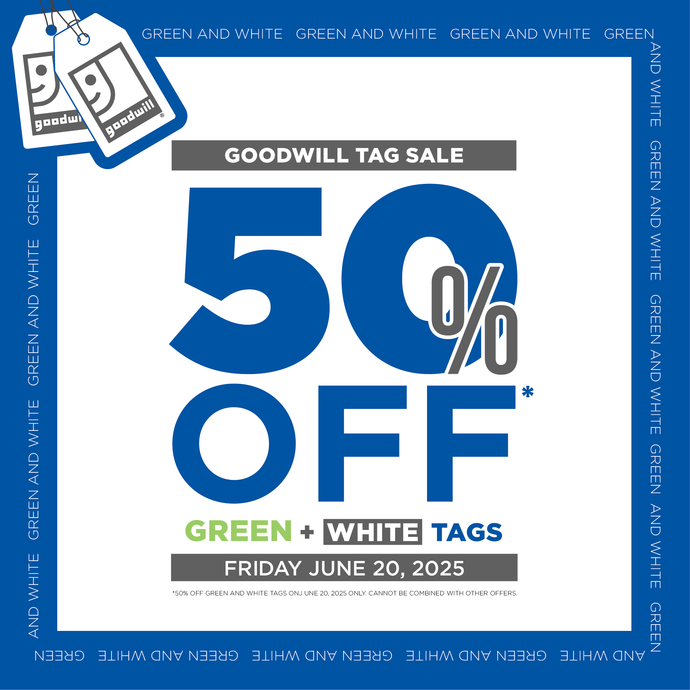 50 Off Tag Sale Goodwill Industries Ontario Great Lakes