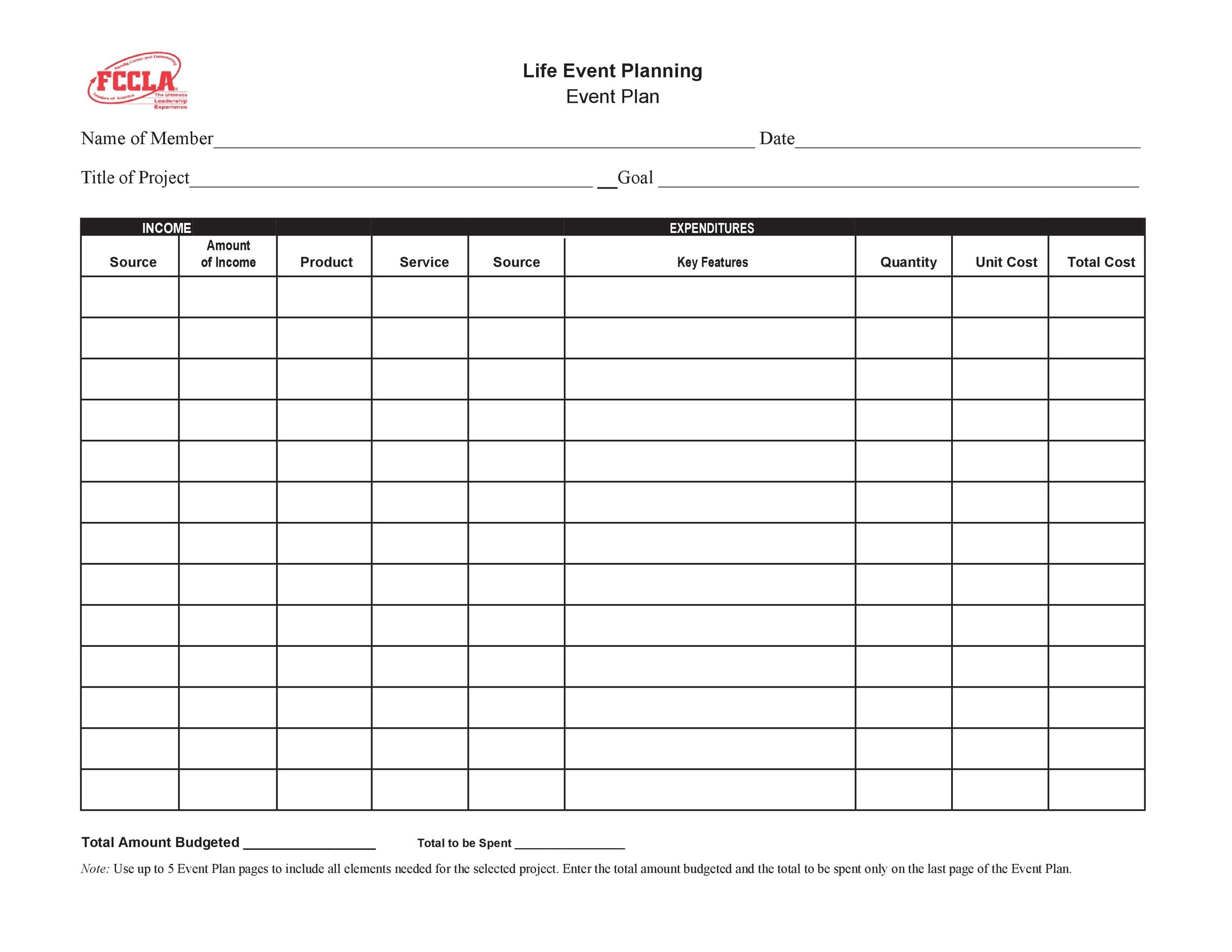 50 Professional Event Planning Checklist Templates TemplateLab