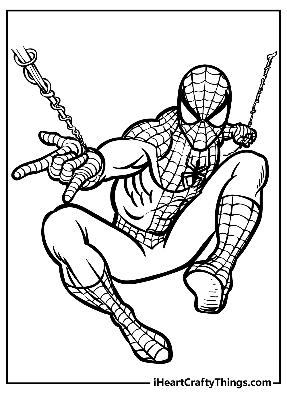 printable pictures of spiderman
