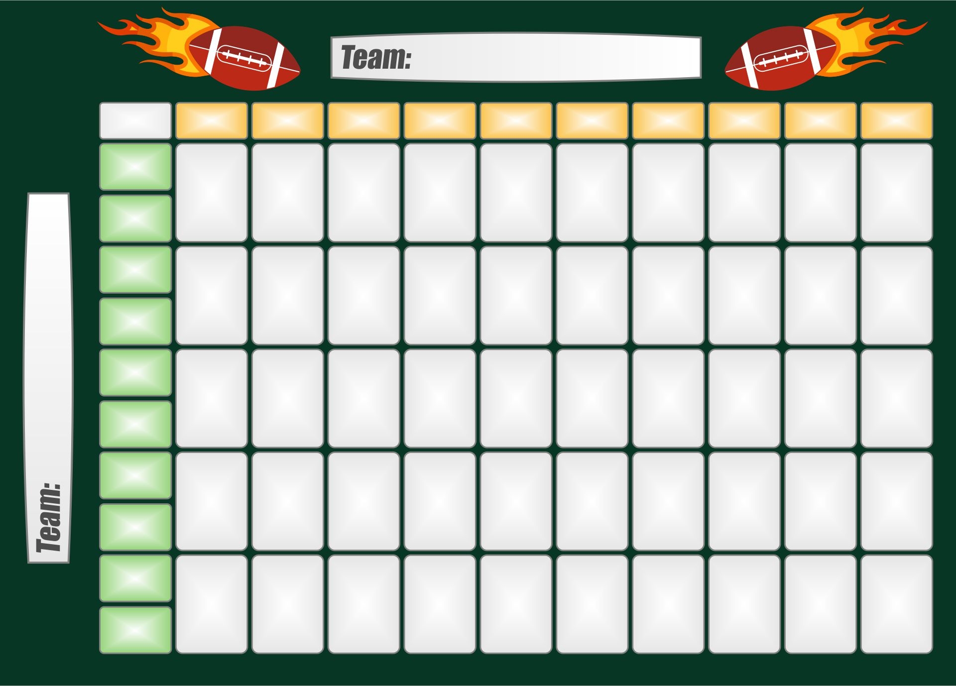 50 Square Football Pool Grid 14 Free PDF Printables Printablee