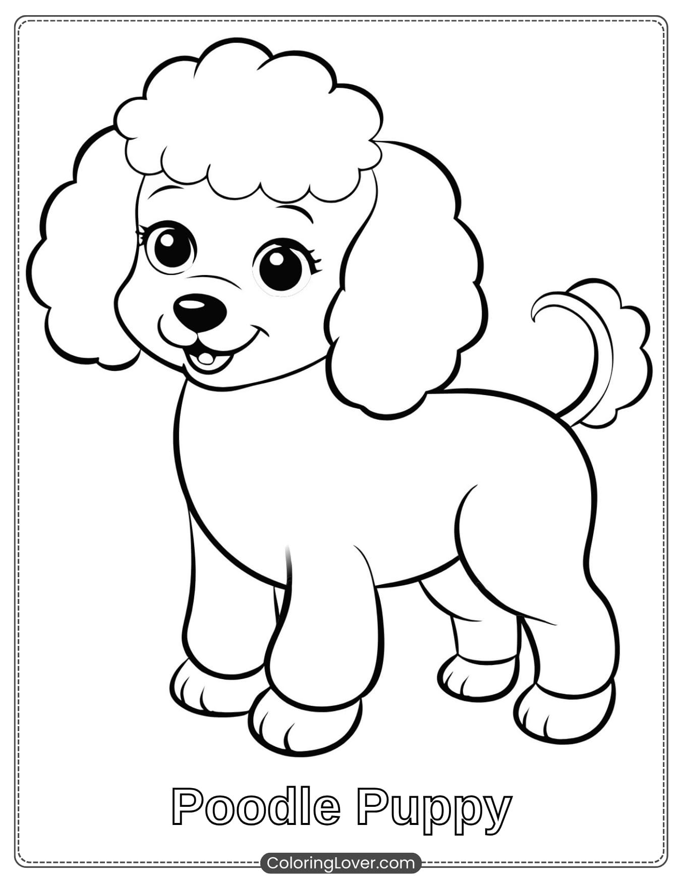 puppy coloring sheets printable