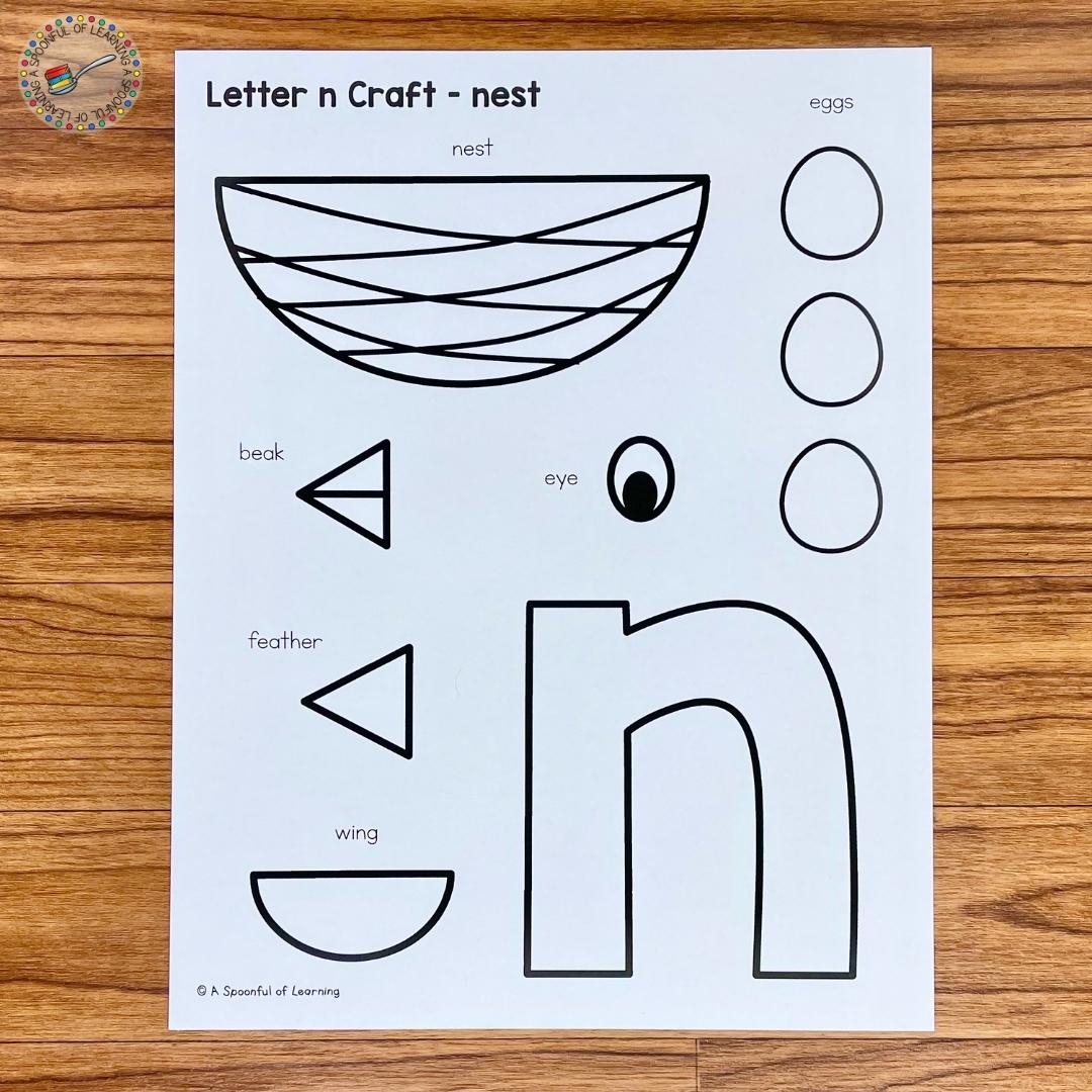 52 Fun And Easy Alphabet Letter Crafts A Spoonful Of Learning