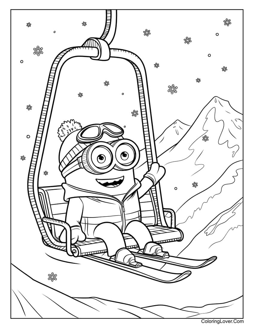 minions coloring pages printable