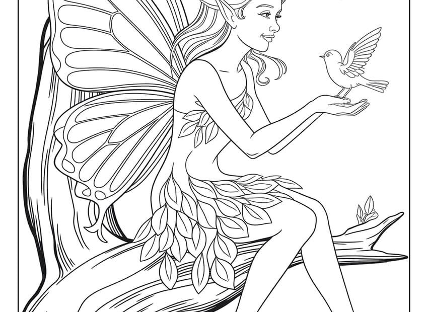 55 Fairy Coloring Pages Free Printables For All Ages