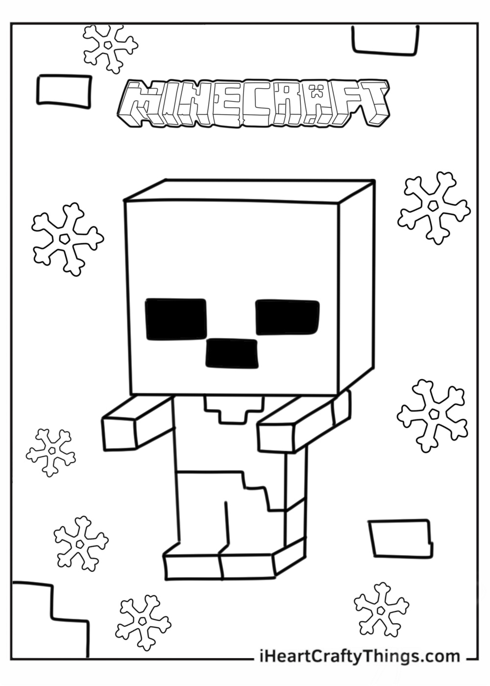 minecraft coloring book printable