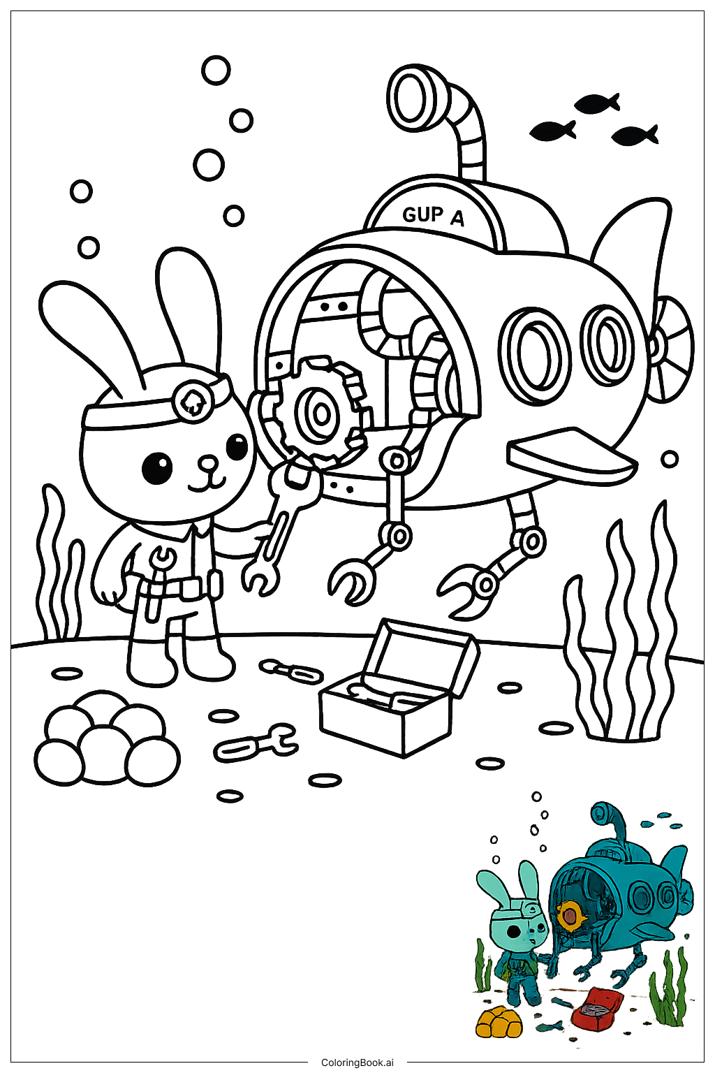 55 Octonauts Coloring Pages Free PDF U0026 PNG Printables 