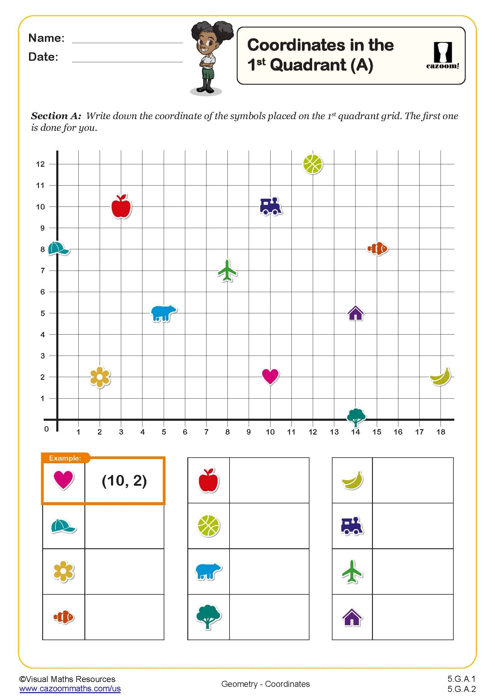 5th grade math worksheets free
