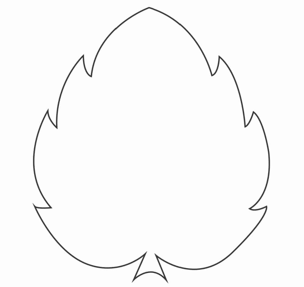 fall leaves printable template
