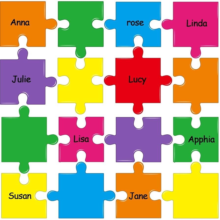 puzzle piece template bulliten board