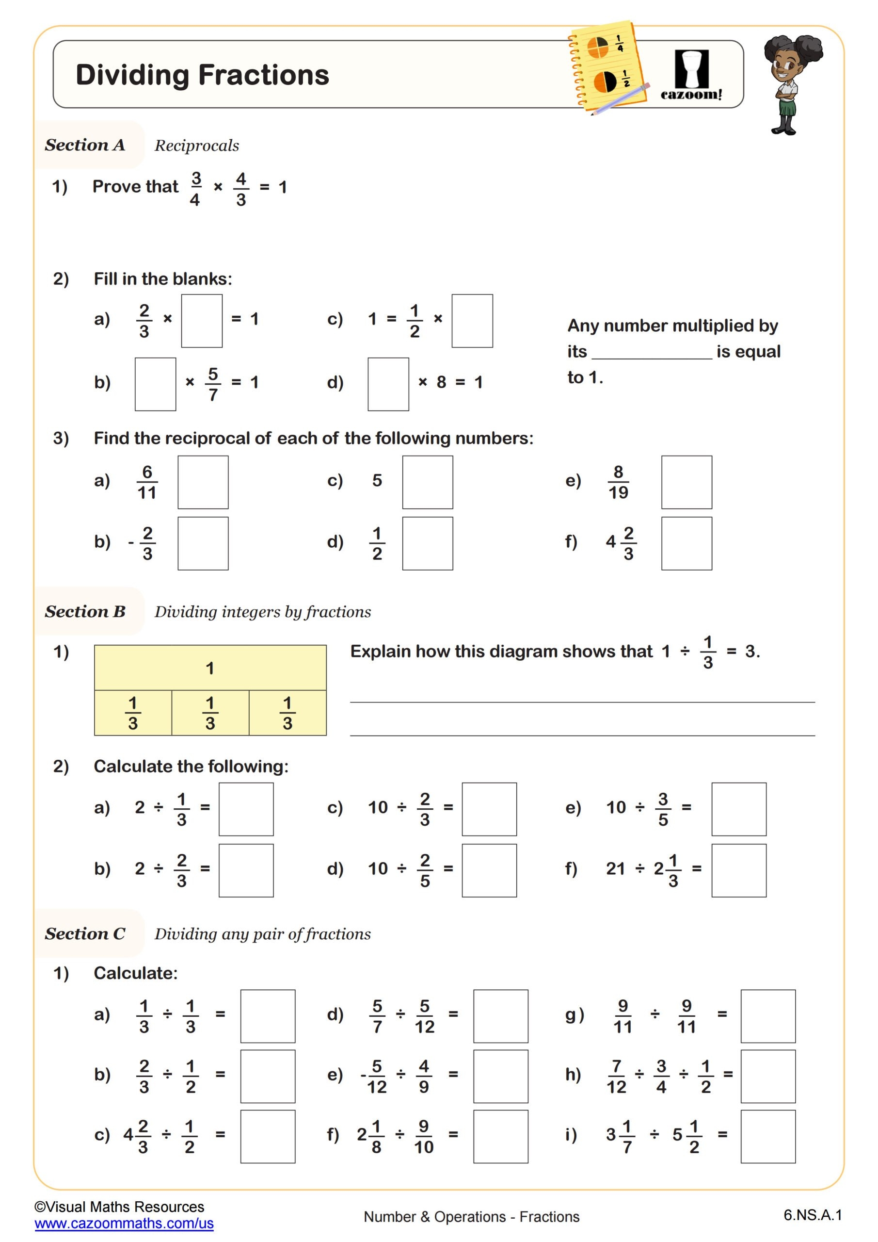 math for 6th graders worksheets