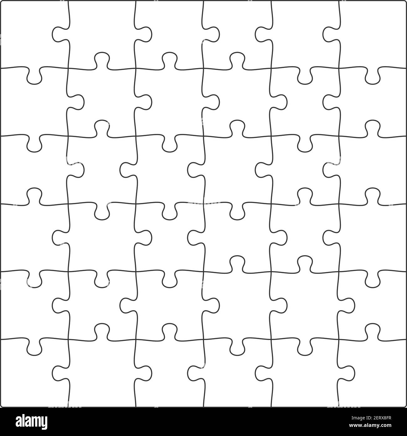 jigsaw puzzle 6 piece template