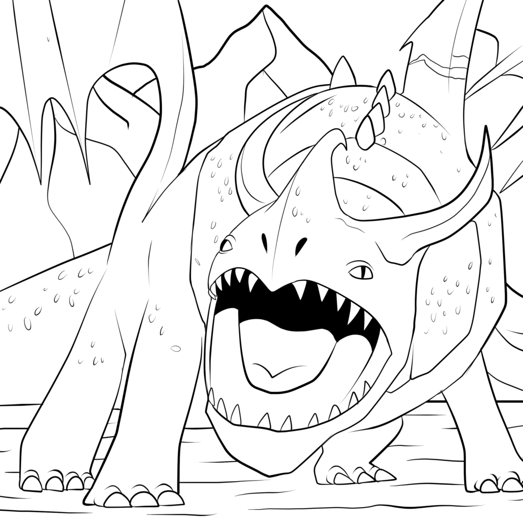 how to train your dragon pictures to color