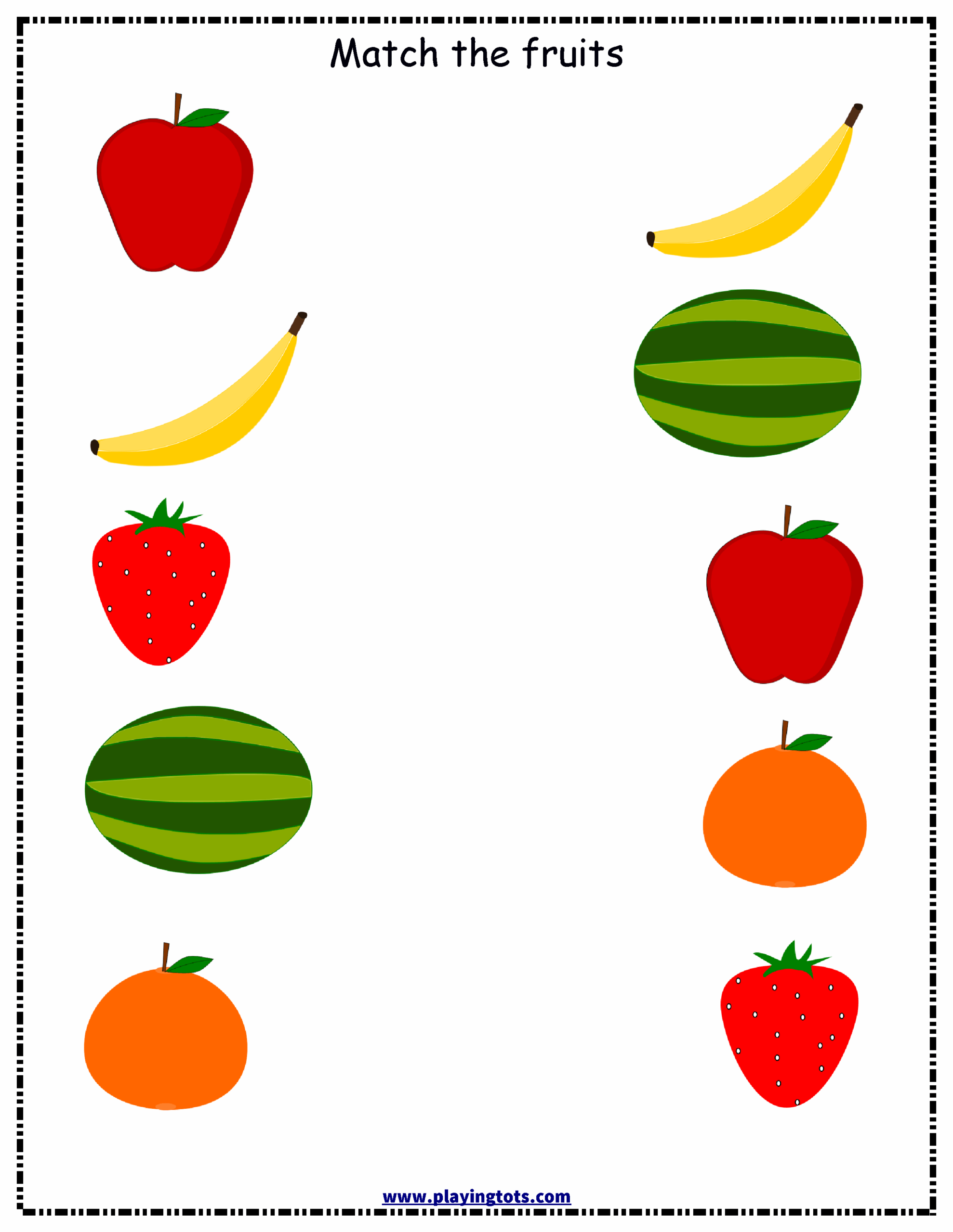 preschool matching worksheets