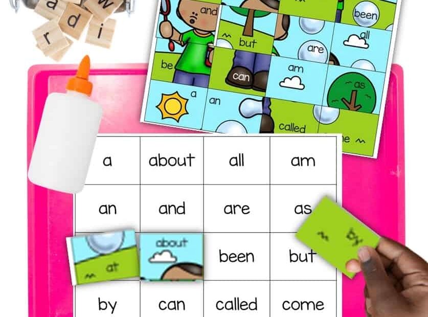 7 Printable Sight Word Activities For Home Picture Puzzles For Bubble Day