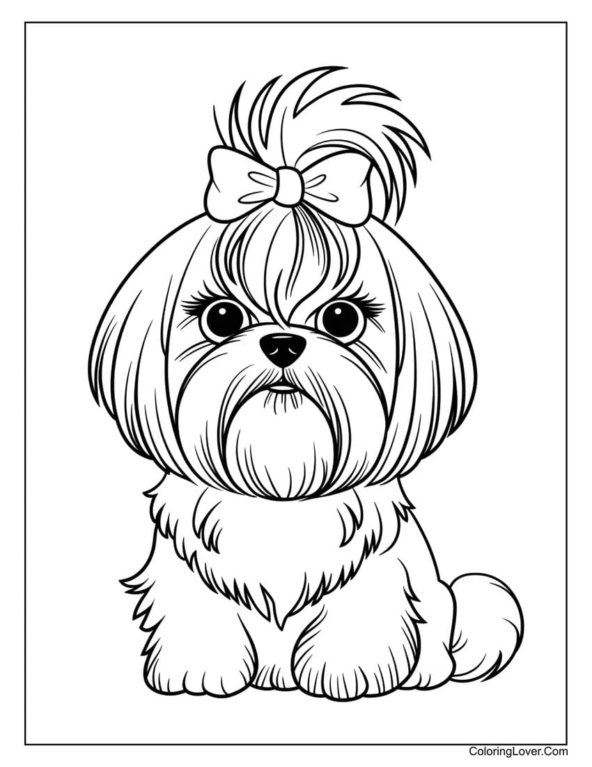 real dog coloring pages