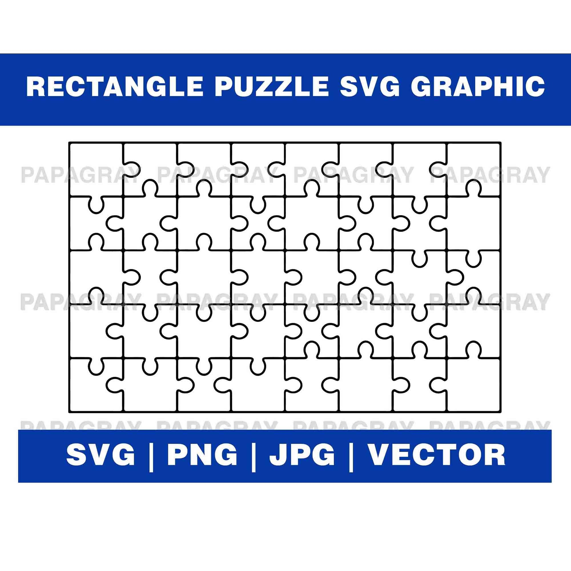 8 5x11 Puzzle Svg Etsy