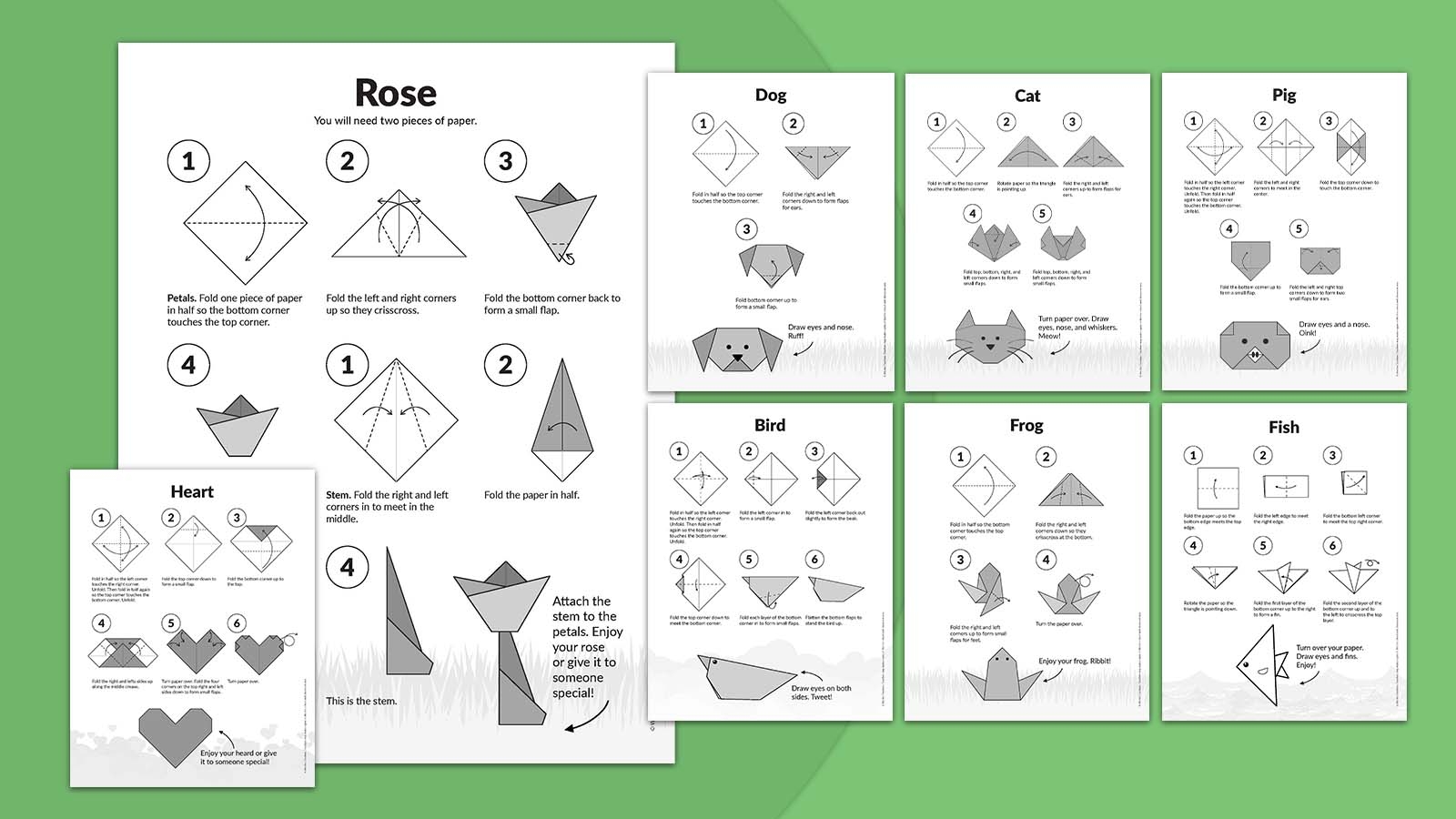 printable origami paper
